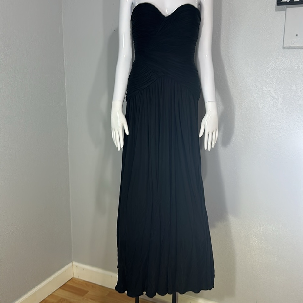 Vintage Oscar De La Renta Strapless Gown - Picture 3 of 11